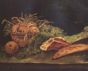 Vincent Van Gogh Still Life wtih Apples,Meat and a Roll (nn04) painting